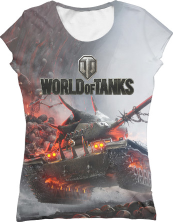 Футболка 3D Жіноча - World of Tanks [2] - Mfest