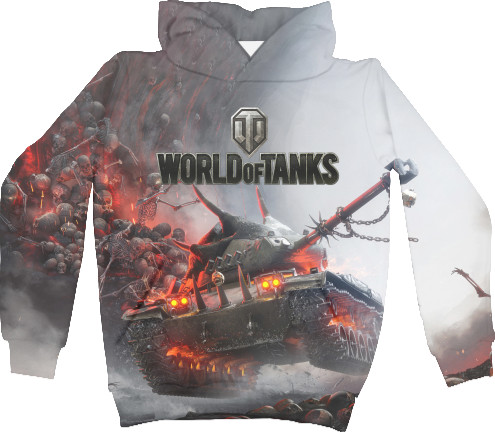 Худи 3D Унисекс - World of Tanks [2] - Mfest