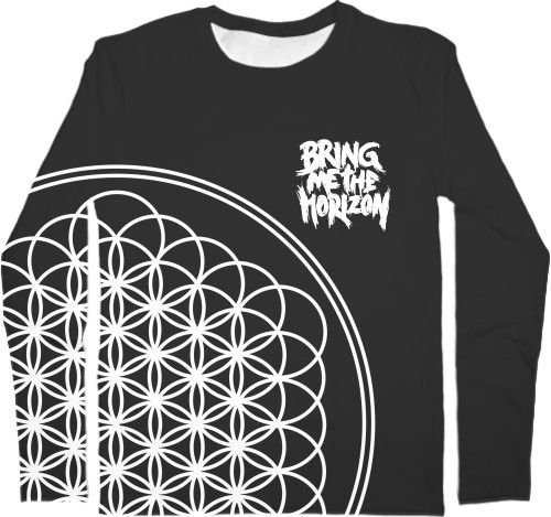 Футболка з Довгим Рукавом Чоловіча 3D - Bring me the Horizon [4] - Mfest