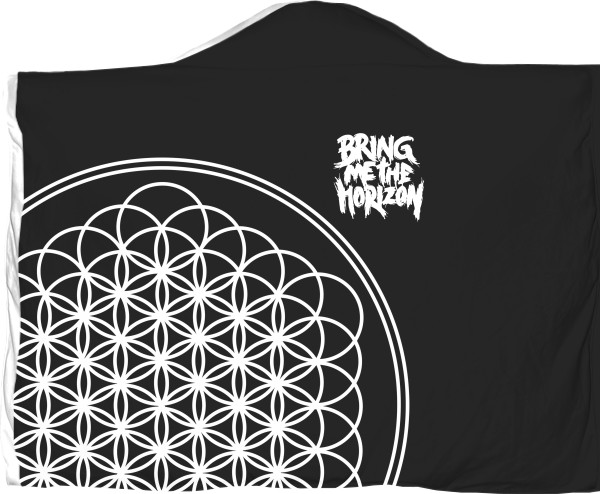 Плед с капюшоном 3D - Bring me the Horizon [4] - Mfest