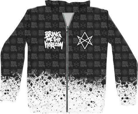 Unisex Zip-through Hoodie 3D - Bring me the Horizon [9] - Mfest