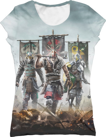 Women's T-Shirt 3D - FOR HONOR [1] - Mfest