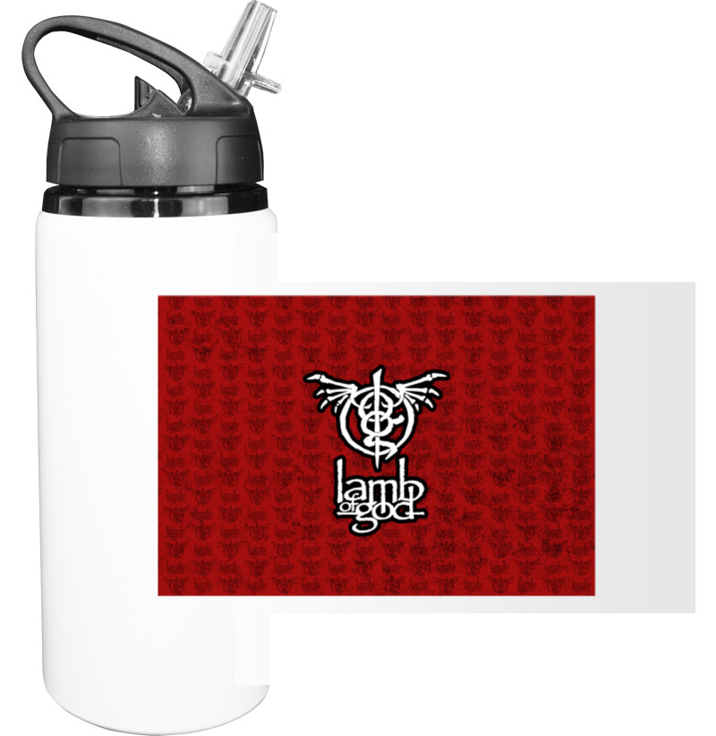 Sport Water Bottle - Lamb of God 5 - Mfest