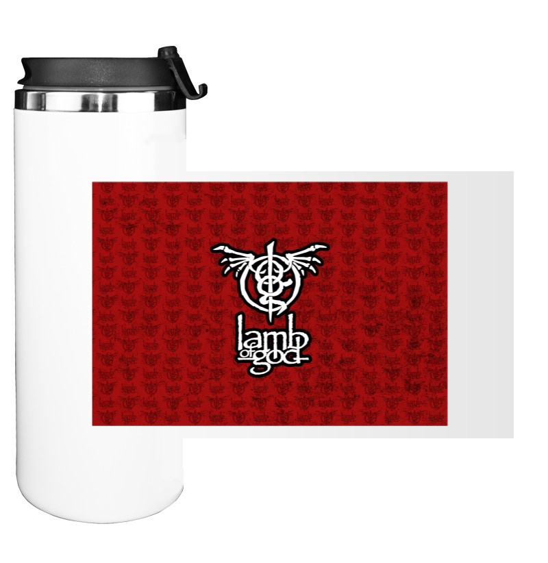 Water Bottle on Tumbler - Lamb of God 5 - Mfest