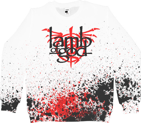 Men's Sweatshirt 3D - Lamb of God 1 - Mfest