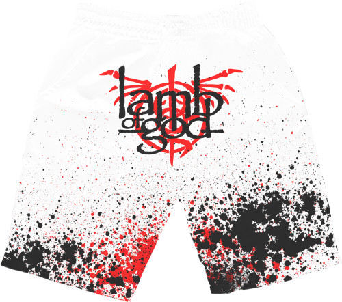 Men's Shorts 3D - Lamb of God 1 - Mfest