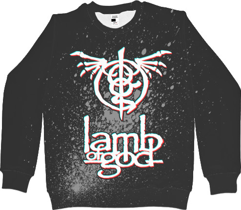 Women's Sweatshirt 3D - Lamb of God 2 - Mfest