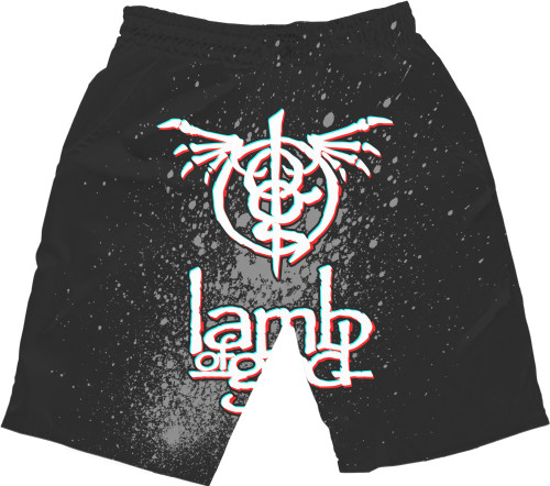 Men's Shorts 3D - Lamb of God 2 - Mfest