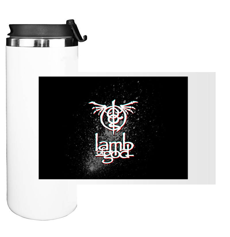 Water Bottle on Tumbler - Lamb of God 2 - Mfest