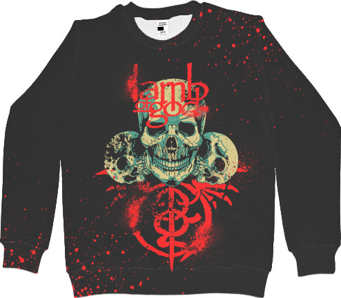 Women's Sweatshirt 3D - Lamb of God 3 - Mfest