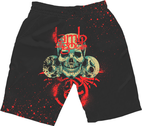 Men's Shorts 3D - Lamb of God 3 - Mfest