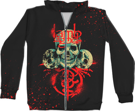 Unisex Zip-through Hoodie 3D - Lamb of God 3 - Mfest