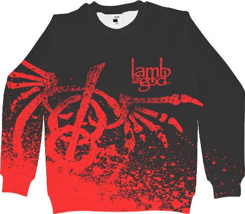 Men's Sweatshirt 3D - Lamb of God 4 - Mfest