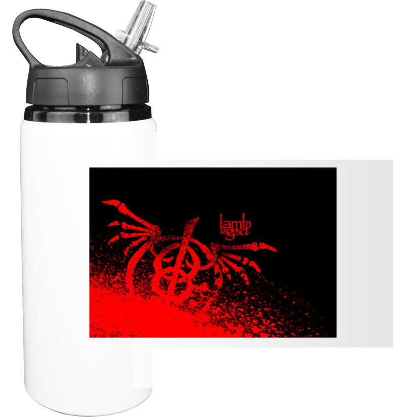 Sport Water Bottle - Lamb of God 4 - Mfest