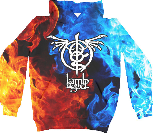 Kids' Hoodie 3D - Lamb of God 6 - Mfest