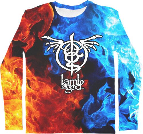 Men's Longsleeve Shirt 3D - Lamb of God 6 - Mfest