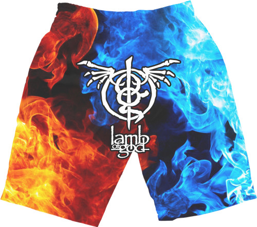 Men's Shorts 3D - Lamb of God 6 - Mfest