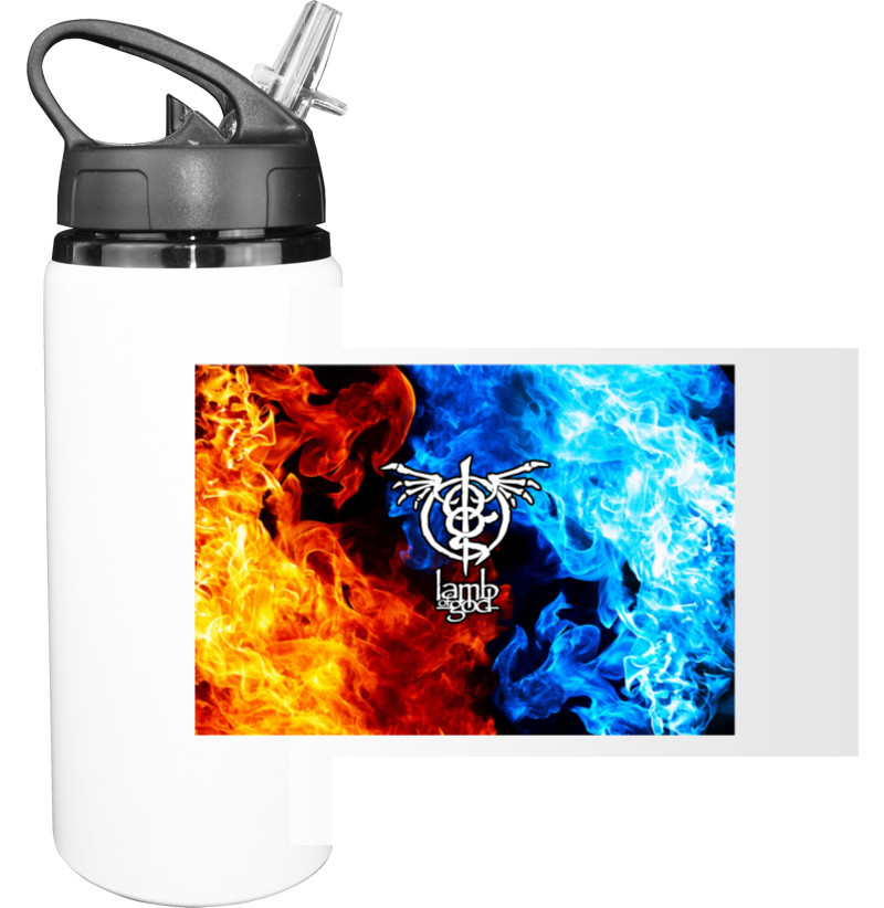 Sport Water Bottle - Lamb of God 6 - Mfest