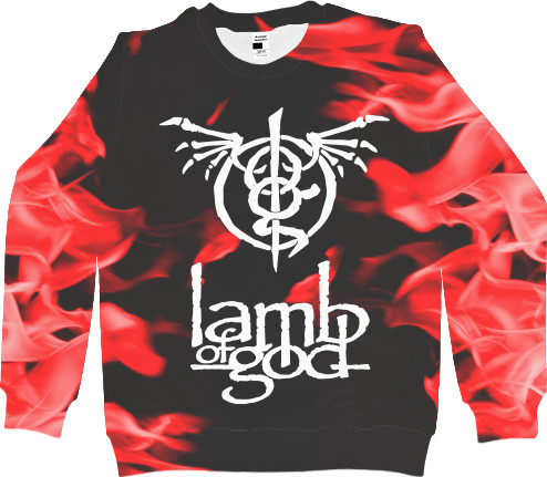 Men's Sweatshirt 3D - Lamb of God 7 - Mfest