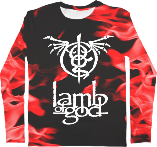 Men's Longsleeve Shirt 3D - Lamb of God 7 - Mfest