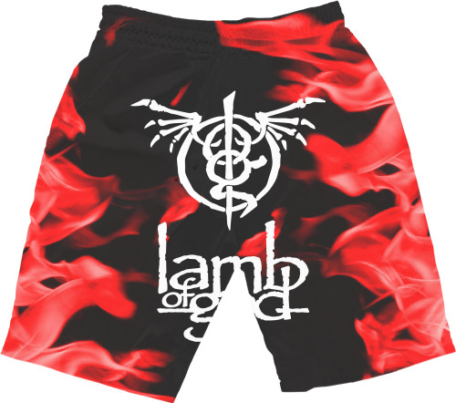 Men's Shorts 3D - Lamb of God 7 - Mfest