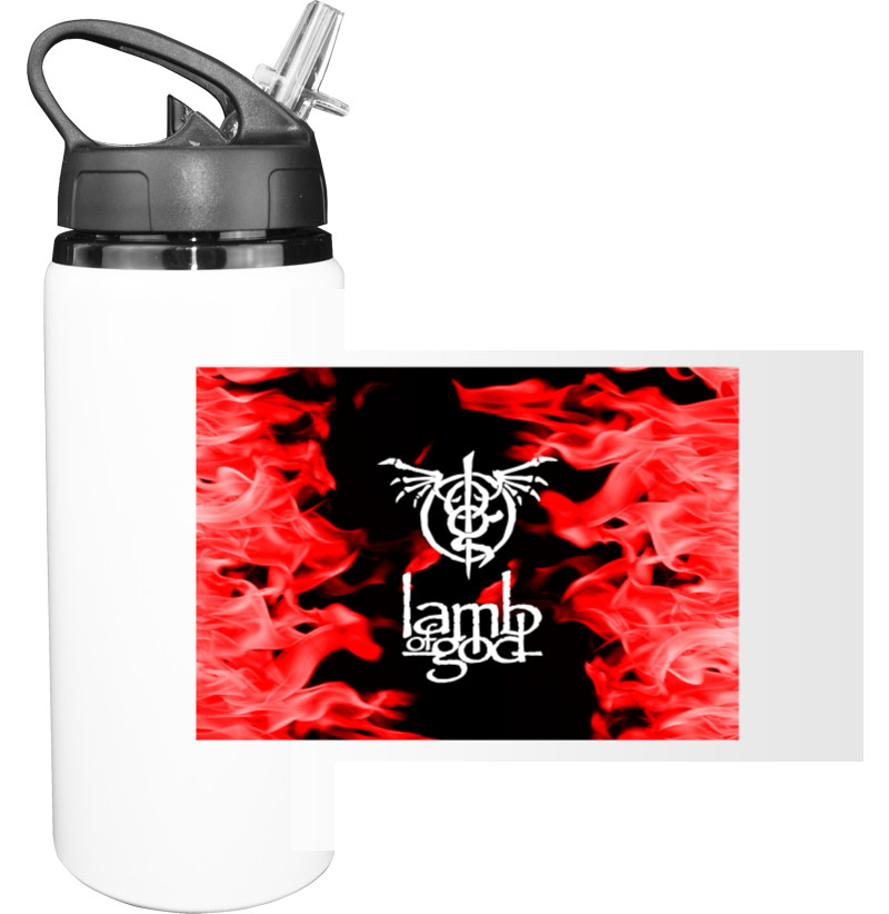 Sport Water Bottle - Lamb of God 7 - Mfest