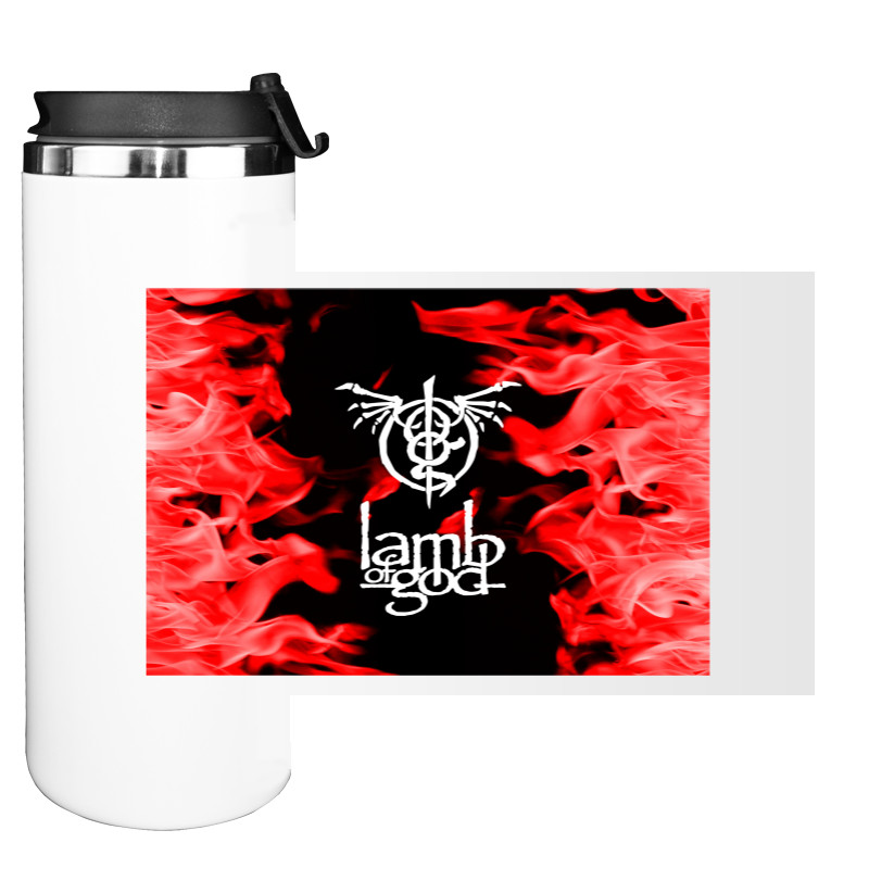 Water Bottle on Tumbler - Lamb of God 7 - Mfest