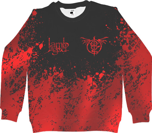 Men's Sweatshirt 3D - Lamb of God 8 - Mfest