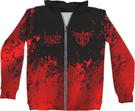 Unisex Zip-through Hoodie 3D - Lamb of God 8 - Mfest