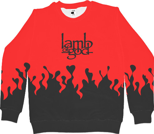 Women's Sweatshirt 3D - Lamb of God 9 - Mfest