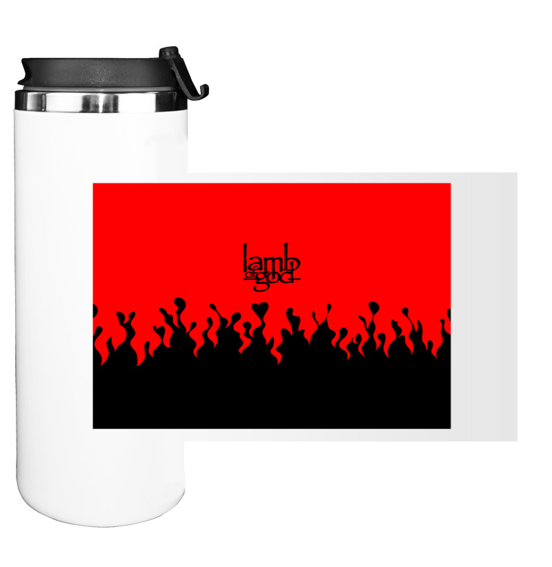 Water Bottle on Tumbler - Lamb of God 9 - Mfest