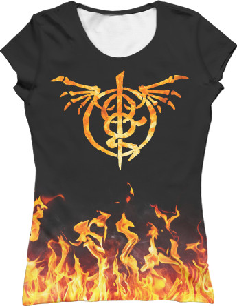 Women's T-Shirt 3D - Lamb of God 11 - Mfest