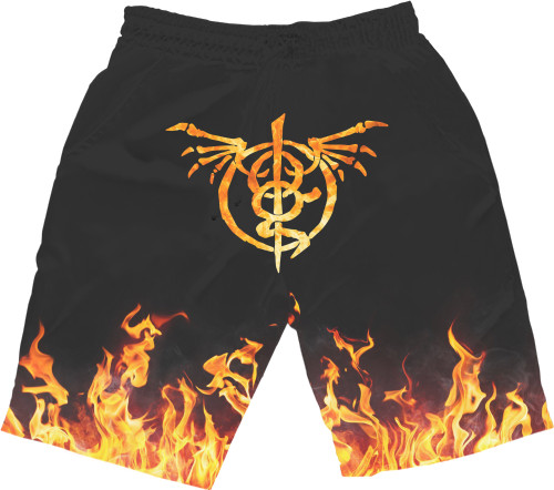 Men's Shorts 3D - Lamb of God 11 - Mfest