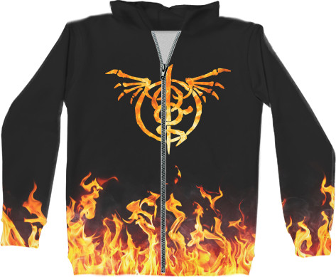 Unisex Zip-through Hoodie 3D - Lamb of God 11 - Mfest