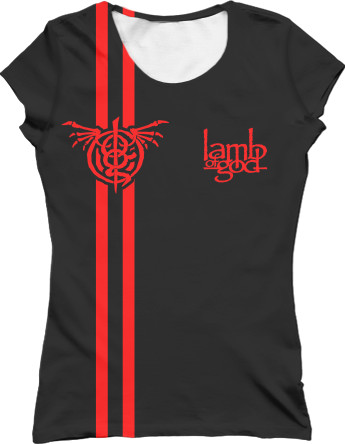 Women's T-Shirt 3D - Lamb of God 12 - Mfest