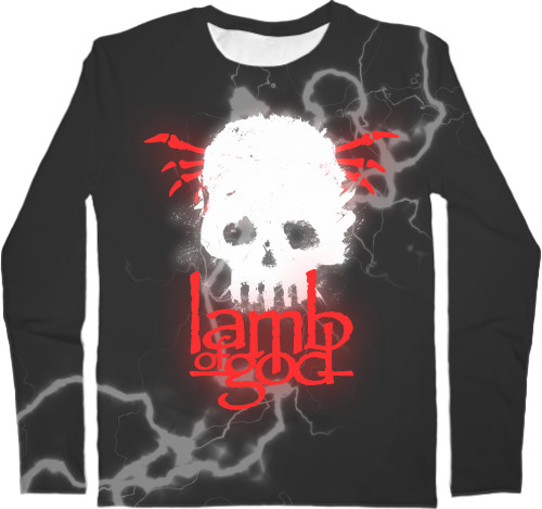 Men's Longsleeve Shirt 3D - Lamb of God 13 - Mfest