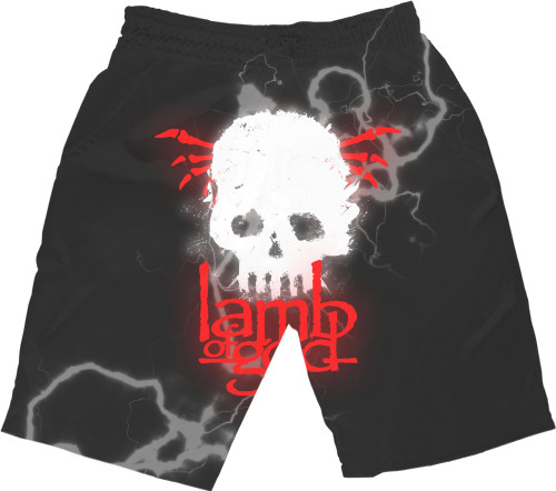 Men's Shorts 3D - Lamb of God 13 - Mfest