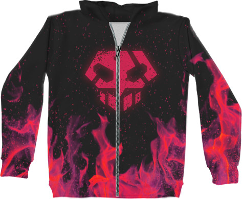 Unisex Zip-through Hoodie 3D - BLEACH (3) - Mfest