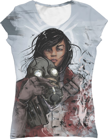 Women's T-Shirt 3D - Dishonored 10 - Mfest