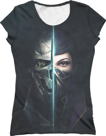 Women's T-Shirt 3D - Dishonored 8 - Mfest