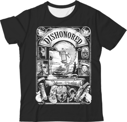 Kids' T-Shirt 3D - Dishonored 5 - Mfest