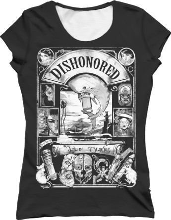 Women's T-Shirt 3D - Dishonored 5 - Mfest