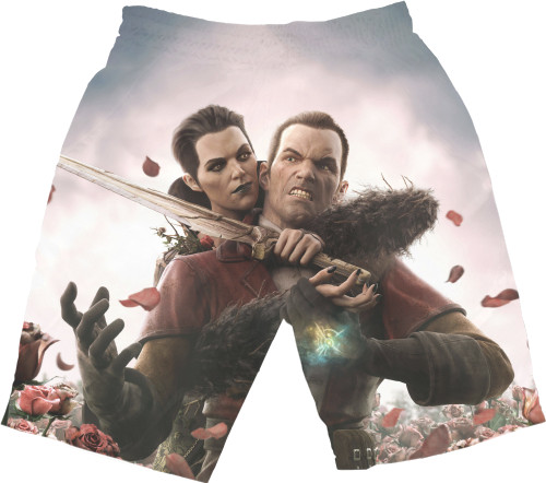 Men's Shorts 3D - Dishonored 4 - Mfest