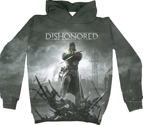 Kids' Hoodie 3D - Dishonored 3 - Mfest