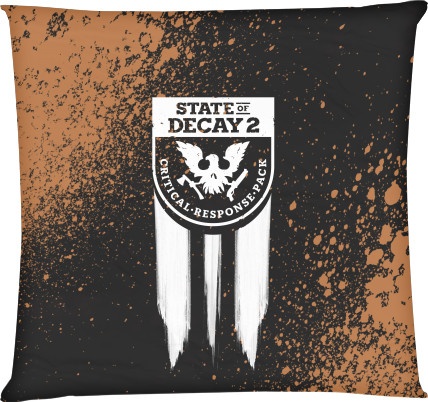 Подушка квадратная - State of Decay (2) - Mfest