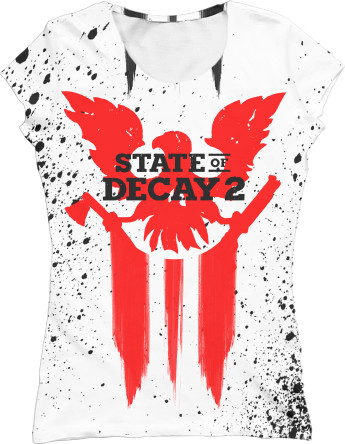 Women's T-Shirt 3D - State of Decay (3) - Mfest