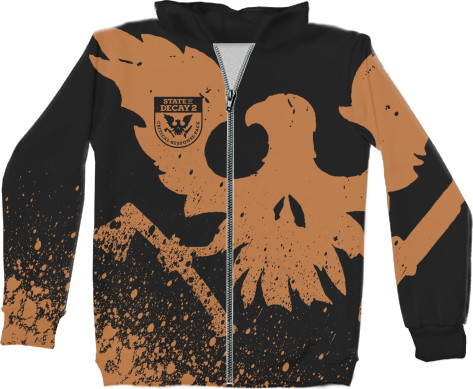 Unisex Zip-through Hoodie 3D - State of Decay (6) - Mfest