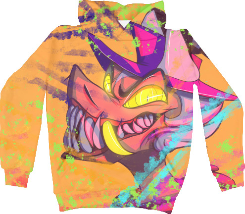 Kids' Hoodie 3D - АДСКИЙ БОСС / HELLUVA BOSS - Mfest