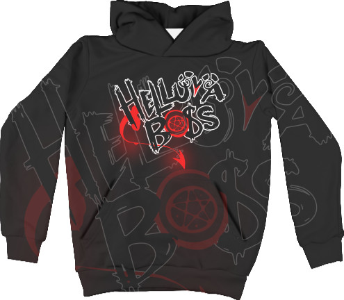 Kids' Hoodie 3D - АДСКИЙ БОСС / HELLUVA BOSS 6 - Mfest