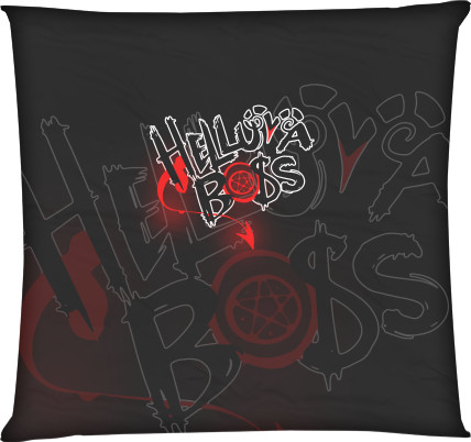 Square Throw Pillow - АДСКИЙ БОСС / HELLUVA BOSS 6 - Mfest